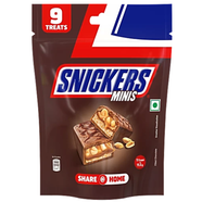 Snickers Chocolate Minis 9 Treats Pack 103.5gm image