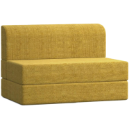 Sofa Cum Bed-Yellow (Semi Double) - 992637