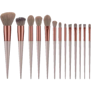 Soft Fluffy Makeup Tools Brushes Set With Bag 13 Pcs image
