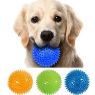 Soft Spike Flashing Light Up Squeaky Bounce Balls For Pets Dog Cat image