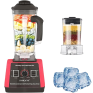 Sokany 5000 W High Performance Mixer 9 Speed Levels 2-IN-1 2.5 L Stand Mixer And Smoothie Maker And Coffee Grinder Self Cleaning Function Bpa Free image