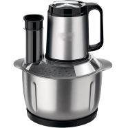 Sokany Chopper, 5 Liter Capacity, 6 in 1, 1000 Watt, Multi-Purpose and Use, Stainless Steel Blades, Rust, Corrosion and Damage Resistant Bowl,Mincer and Slicer, Easy to Clean - SK-06020 Stainless Steel image