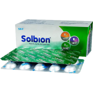 Solbion 100 mg Plus 200 mg Plus 200 mcg 10's Strip Tablet icon