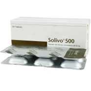 Solivo 500 mg Plus 20 mg 6's Strip Tablet image