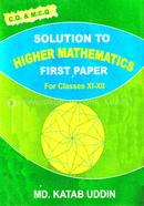 Solution To Higher Mathematics First Paper image