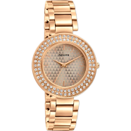 Sonata Blush It Up With Rose Gold Dial Stainless Steel Watch image