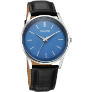 Sonata Quartz Analog Blue Dial Leather Strap Watch For Men image