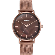 Sonata Quartz Analog Dial Stainless Steel Strap Watch For Women image