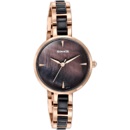 Sonata Quartz Analog Dial Two Toned Stainless Steel Strap Watch For Women image