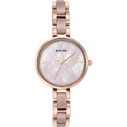 Sonata Quartz Analog Dial Two Toned Stainless Steel Strap Watch For Women image