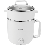 Sonifer Electric Cooker – 1.8L Double Layer Stainless Steel Hot Pot and Steamer image