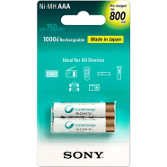 Sony Ni Mh Cycle Energy Aaa Rechargeable Battery 800mah 2Pcs image
