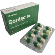Soritec 10mg Capsule 10's Strip image