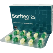 Soritec 25 mg Capsule 10's Pack image