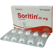 Soritin 25mg Capsule 10's Strip image