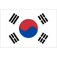 South Korea Flag FIFA World Cup 2026 Printed Polyester Fabric image