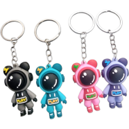 Space-Suited 3D Astronaut Keychain Keyring image