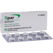 Spar 200 mg Tablet 10's strip image