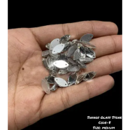 Sparkle Sew On Swings Glass Stones For Jewellery And Dress 50Pcs image