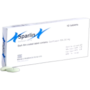Sparlin 200 mg Tablet 10's strip image