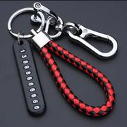 Special Telephone Number Anti Lost Phone Number Key Ring Keychain for Car and Motorbike icon