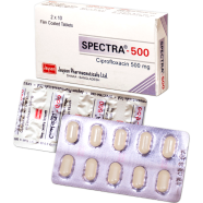 Spectra 500 mg Tablet 10's strip icon