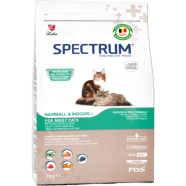 Spectrum Adult Dry Cat Food - Hairball and Indoor 34 | Chicken and Rice 2Kg image
