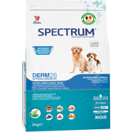 Spectrum Derm 26 Adult Dry Dog Food - Hypoallergenic Dog Food | Salmon and Rice 3kg image
