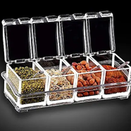 Spice rack crystal seasoning box- 4 pc set image