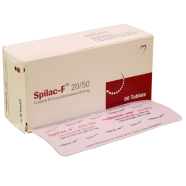 Spilac-F 20 mg, 50 mg Tablet 10's Strip image