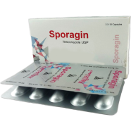 Sporagin 100 mg Capsule 10's Strip image