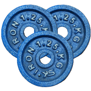 Sports And Fitness 1.25kg Dumbbell Plate 3 Pcs image