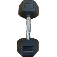 Sports And Fitness 7.5kg Hex Dumbbell 1 pcs image