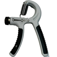 Sports And Fitness Adjustable Hand Grip 10-60kg Ash Color image