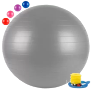 Sports And Fitness Chinese 75cm Plain Yoga Ball Ball with Pumper image