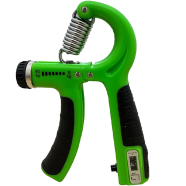 Sports And Fitness Counting 5-60kg Adjustable Hand Grip Green Color image