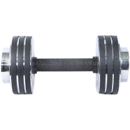 Sports House Dumbbell - Silver And Black - 10 Kg image