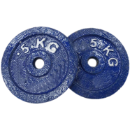 Sports House Dumbbell Weight Plate Blue 5 KG- 2 Pcs image