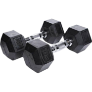 Sports House Hex Dumbbells Pair 15 KG image