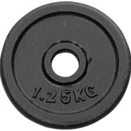 Sports House Iron Dumbbell Plate 1.25Kg - Black image