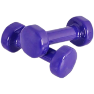Sports House PVC Dumbbell 2 kg - Navy Blue image