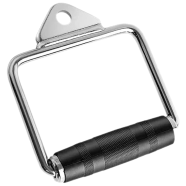 Sports House Single D Handle With Grip Multi-Training Bar (Silver) image