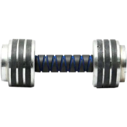 Sports House Steel Dumbbell Black And Silver - 4Kg - 1 Pcs image