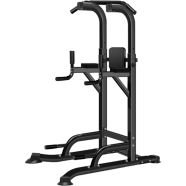 Sports and Fitness AB Tower Dip Station Power Tower and Chin Up Home Use Exercise image