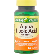 Spring Valley Alpha Lipoic Acid 200mg 100 Capsules image