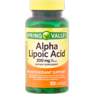Spring Valley Alpha Lipoic Acid Dietary Supplement 200 mg 100 cap image