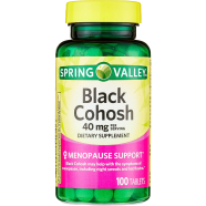 Spring Valley Black Cohosh 40mg 100 Tablets image