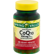 Spring Valley CoQ10 Rapid Release 100 mg 60 Softgels image