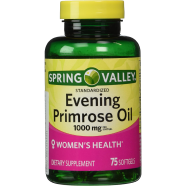 Spring Valley Evening Primrose Oil 1000 mg 75 Softgels -433660703 image