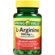 Spring Valley L-Arginine Capsules 500mg 50 Capsules image